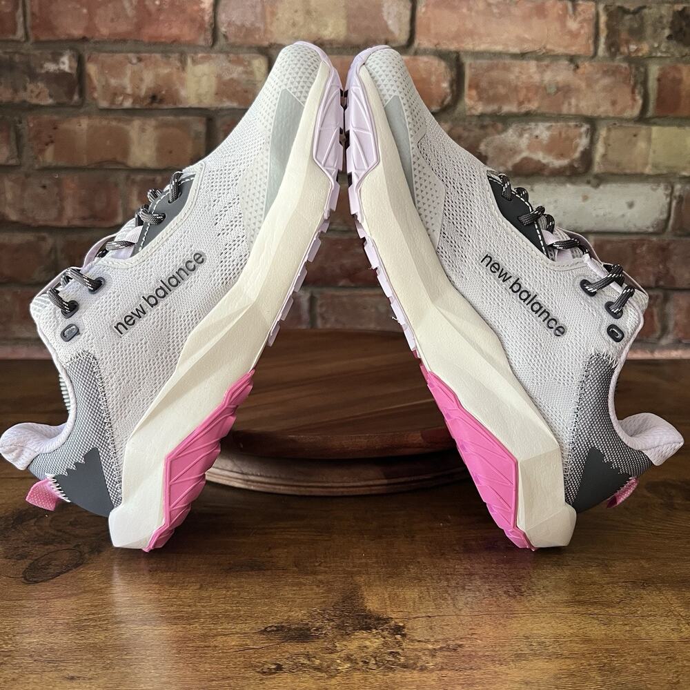 New Balance DynaSoft Nitrel v6 Womens 9 Trail Neutral Running Pink Gray Shoes - Picture 7 of 16